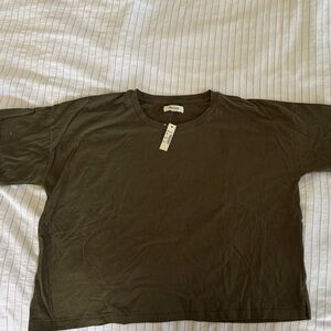 Madewell Olive Green Short Sleeve Tee
